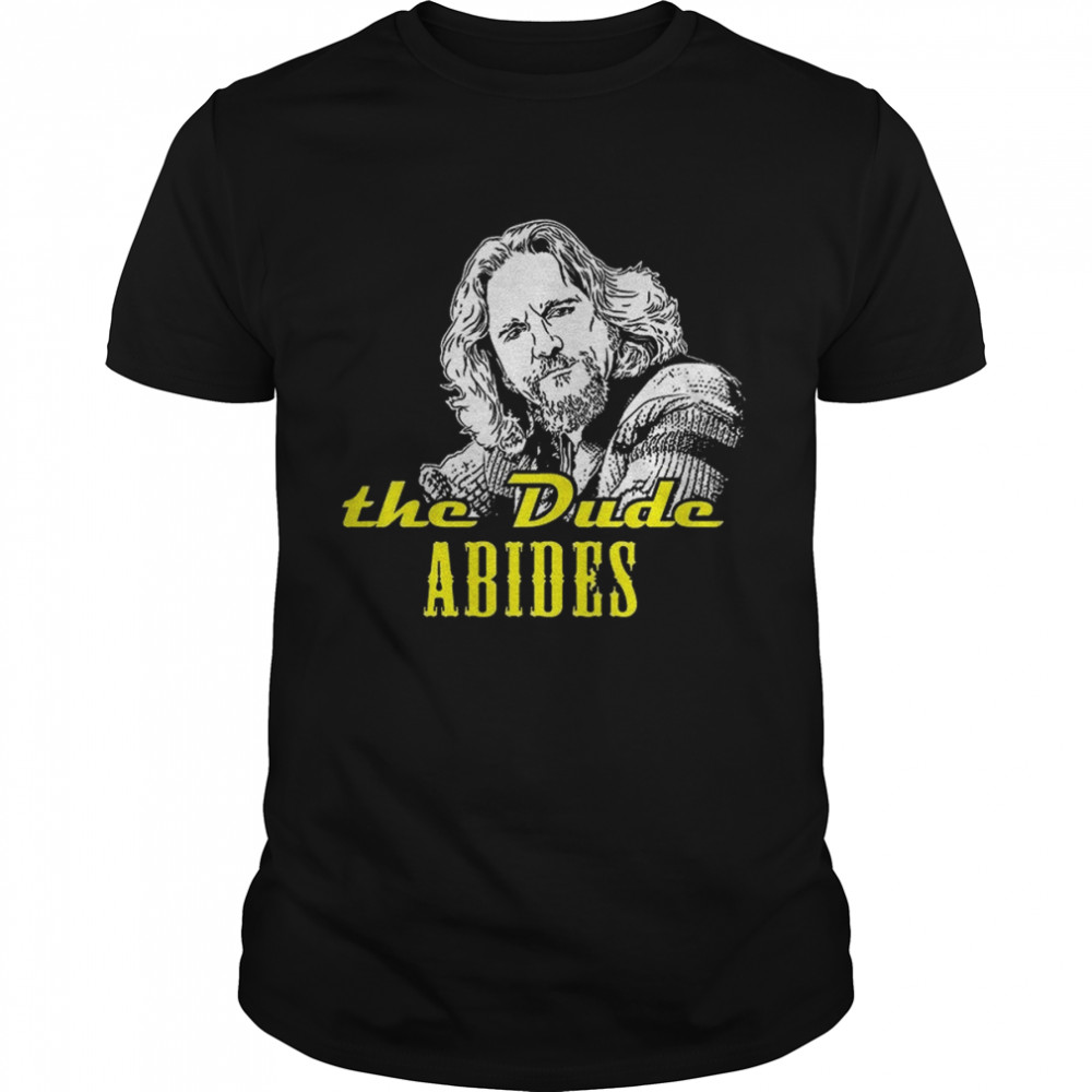 Big Lebowski The Dude Abides T- Classic Men's T-shirt