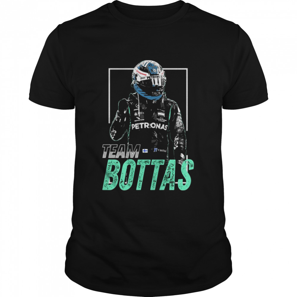 Cool Design Valtteri Bottas Car Racing Nascar F1 shirt Classic Men's T-shirt