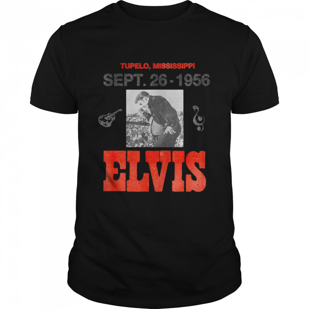 Elvis Presley 1956 Mississippi Concert  Classic Men's T-shirt