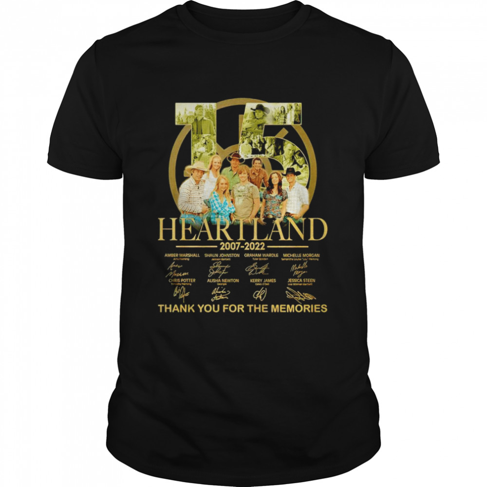 Heartland 2007 2022 thank you for the memories shirt Classic Men's T-shirt