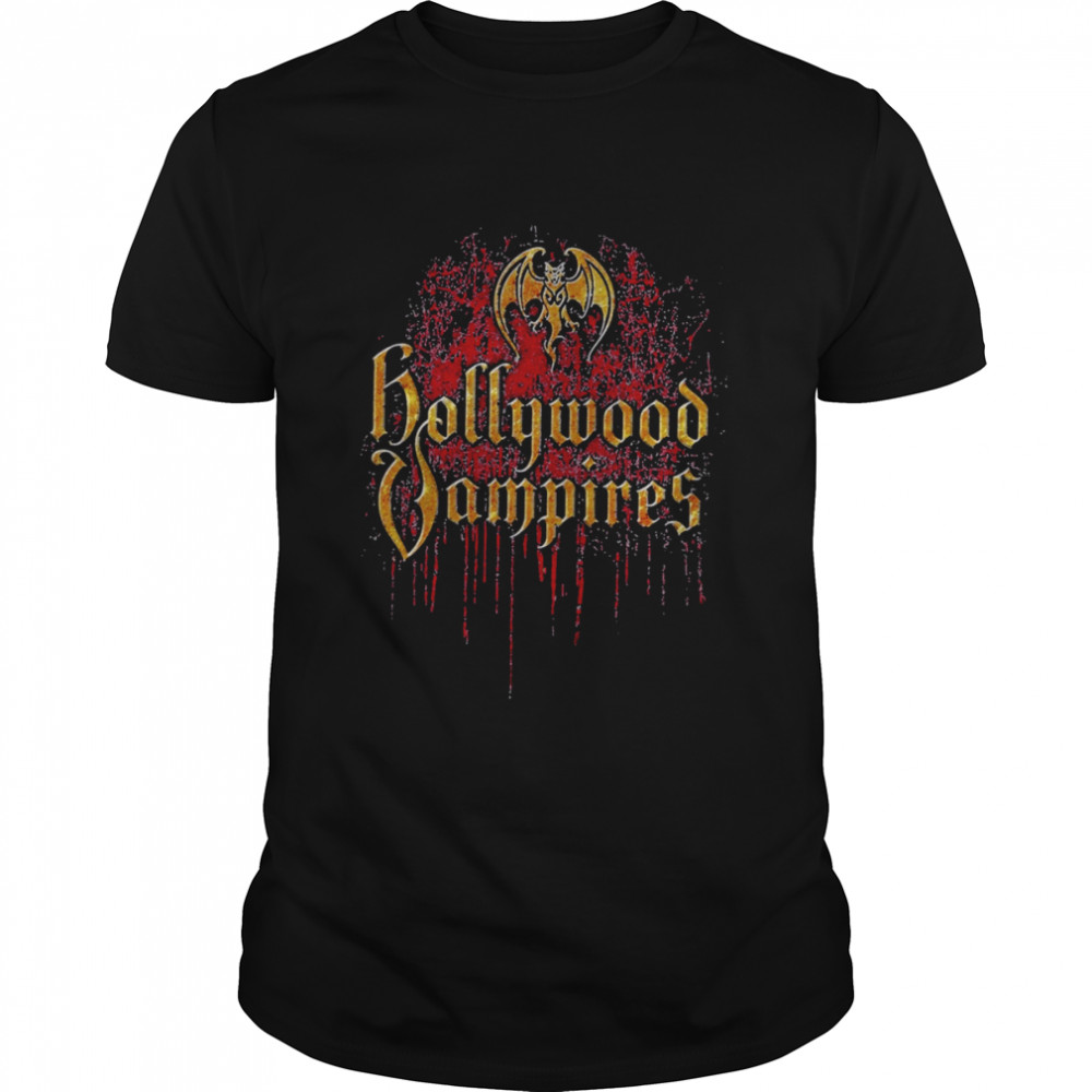 Logo Design Hollywood Vampires Johnny Depp shirt Classic Men's T-shirt