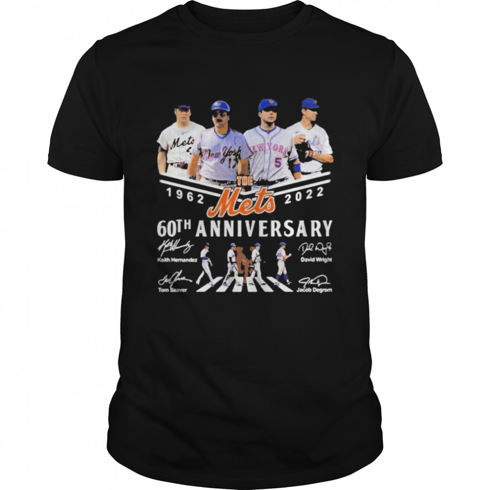 The New York Mets 1962 2022 60yh anniversary abbey road signatures