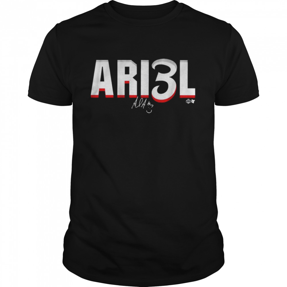 Ariel Atkins Washington Mystics ARI3L Signature  Classic Men's T-shirt