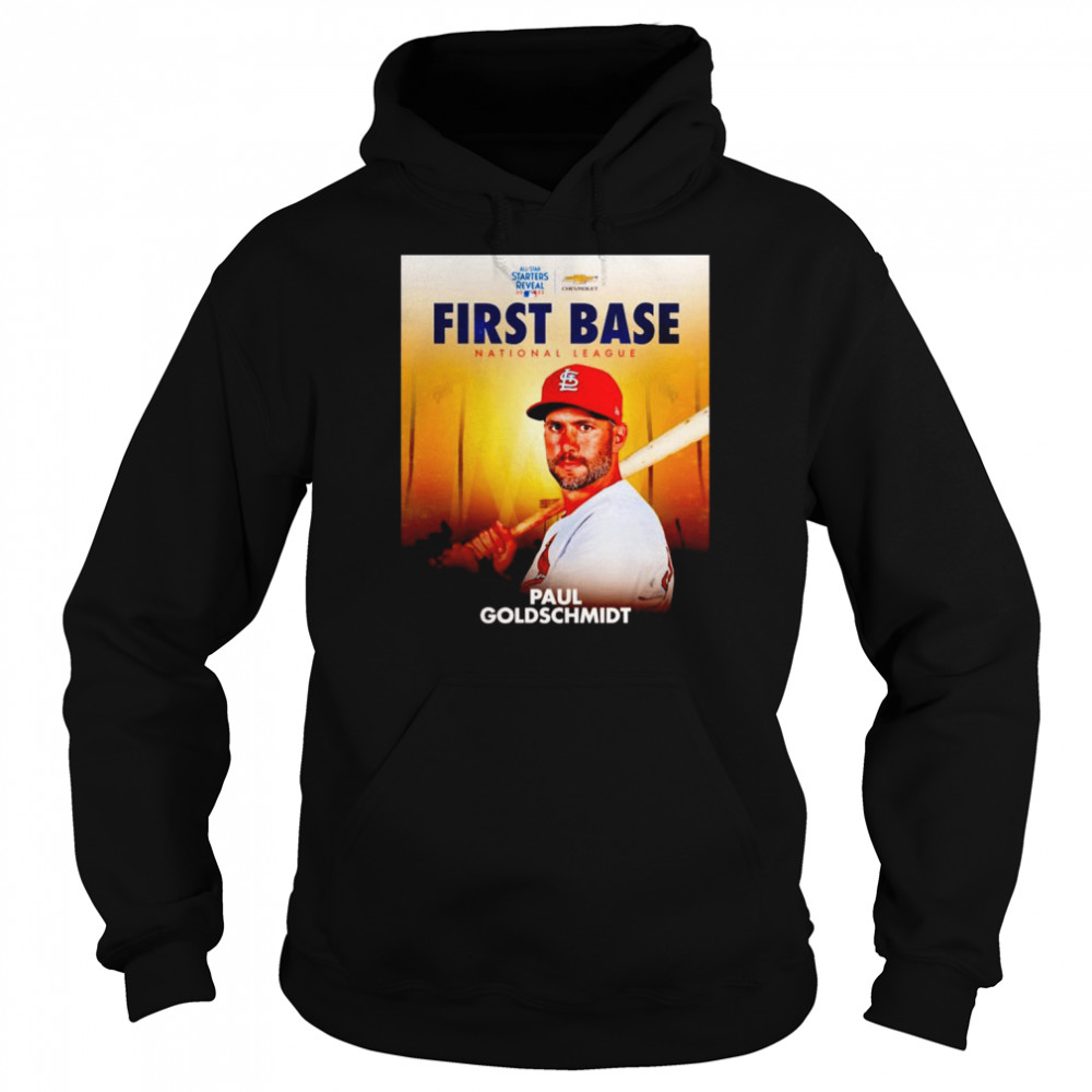 Mlb all star starters reveal 2022 first base national league paul goldschmidt  shirt, hoodie, sweater, long sleeve and tank top