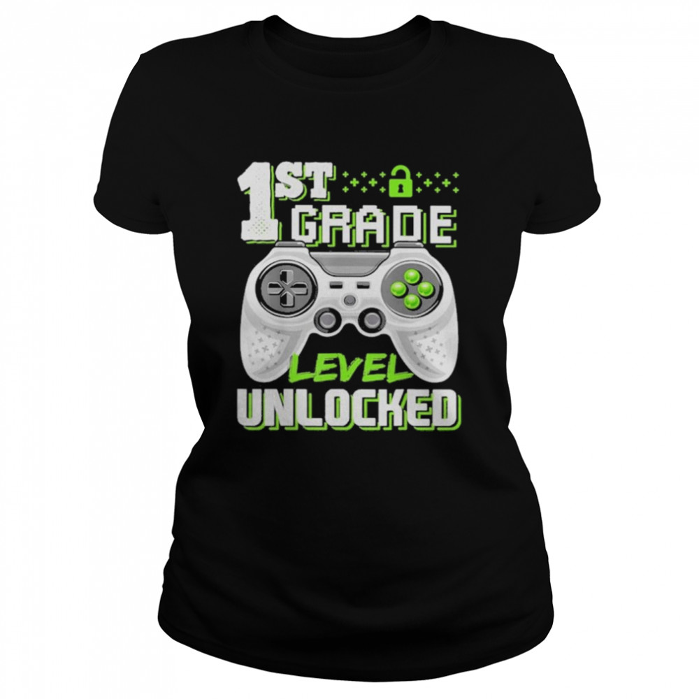 1st Grade Level Unlocked Game shirt Classic Women's T-shirt