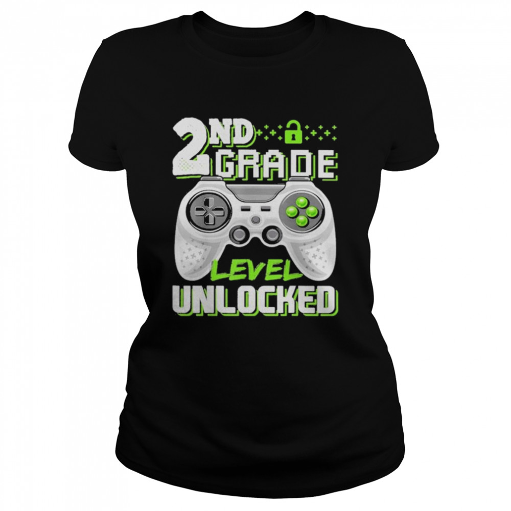 2nd grade level unlocked game shirt classic womens t shirt
