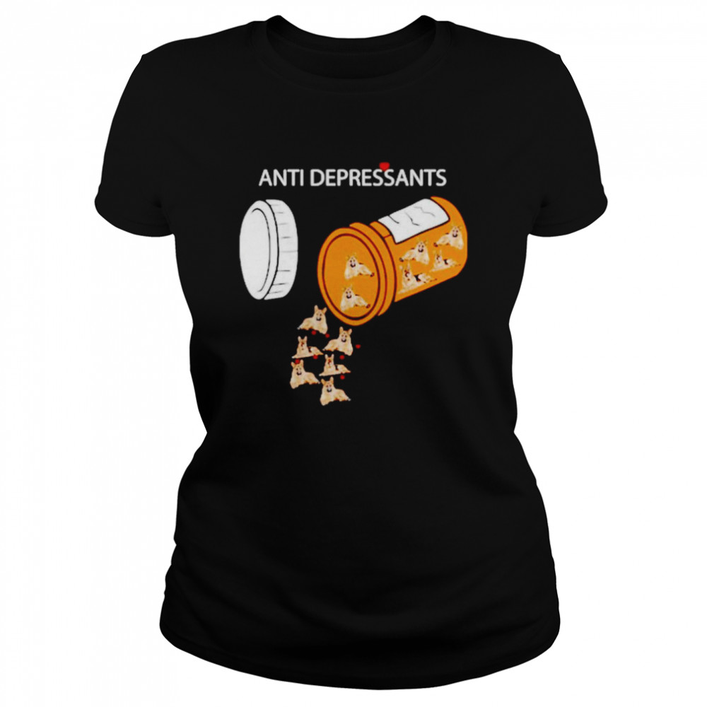 Anti depressants German Shepherd shirt Classic Women's T-shirt