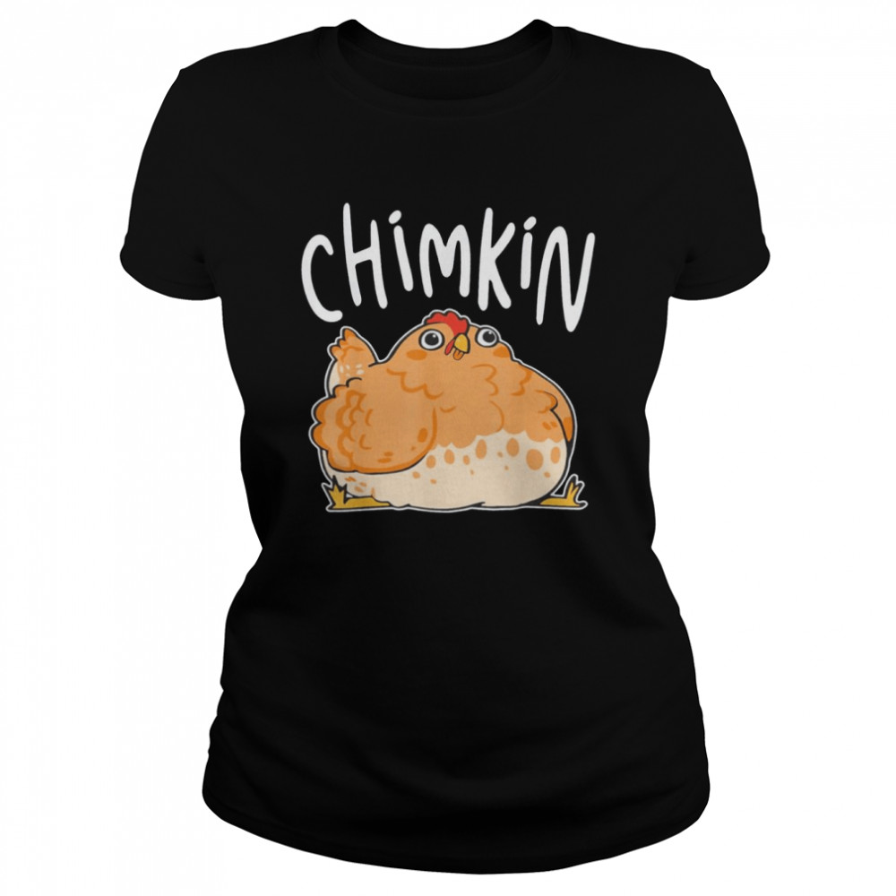 fat chicken chimkin classic womens t shirt