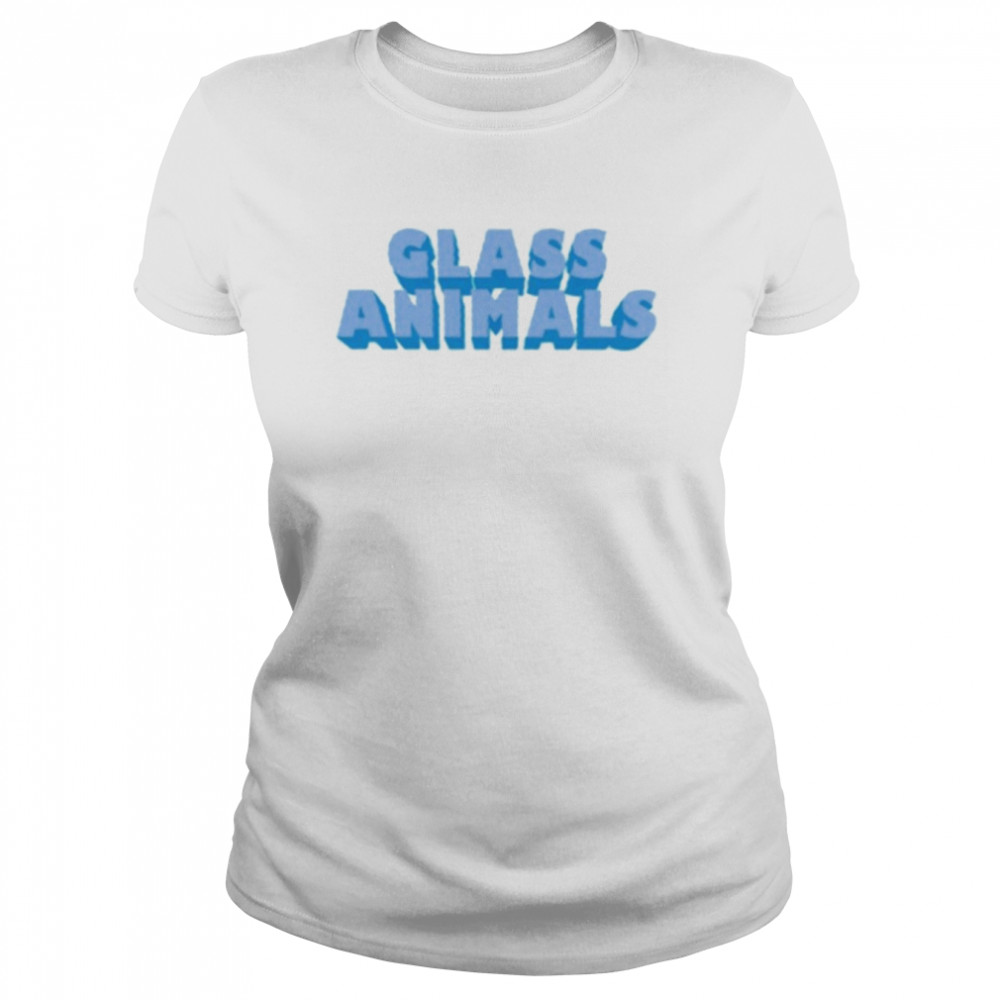 glass animals wavey logo t classic womens t shirt