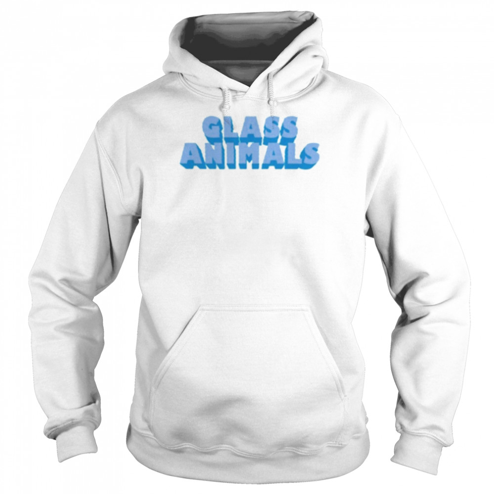 glass animals wavey logo t unisex hoodie