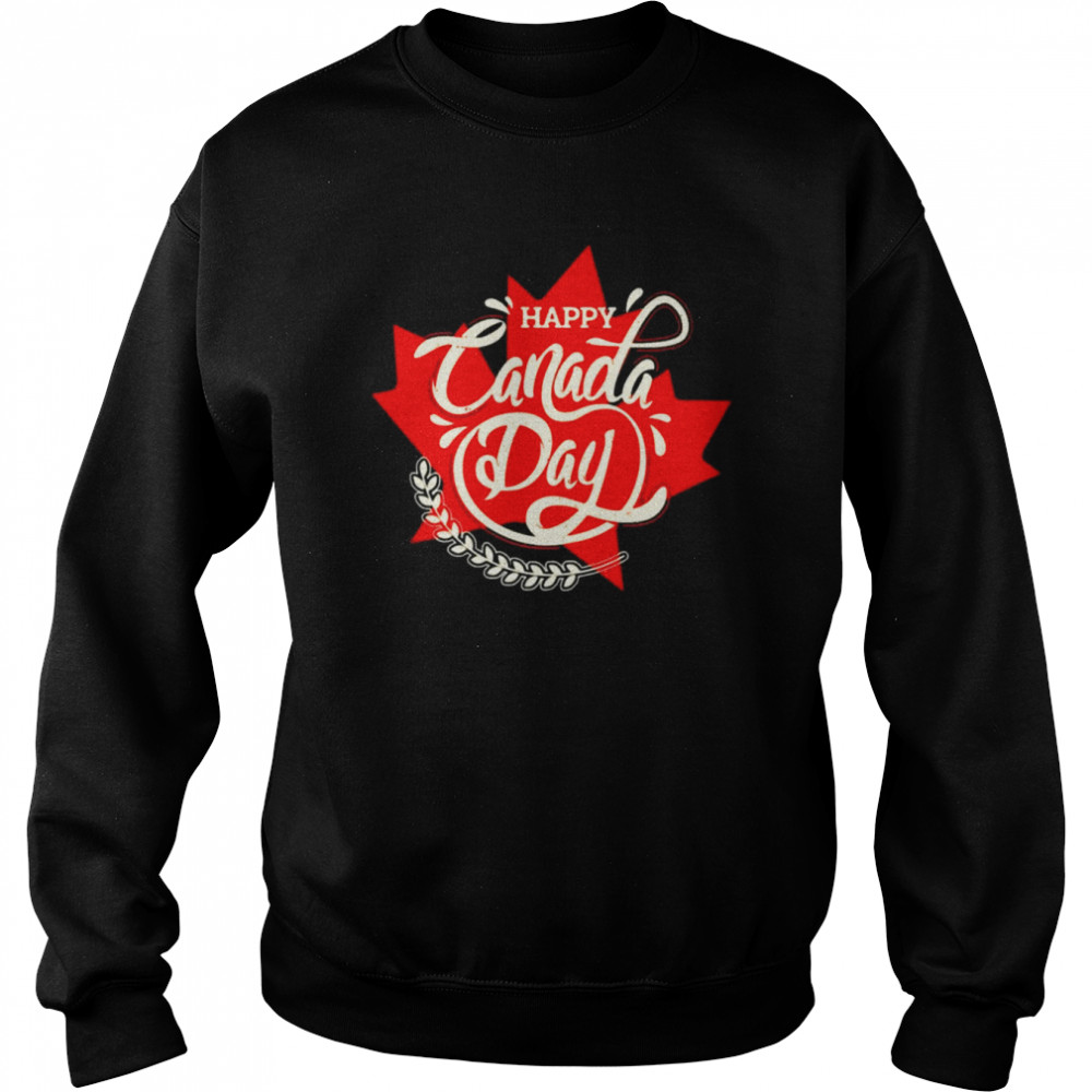 happy canada day shirt unisex sweatshirt