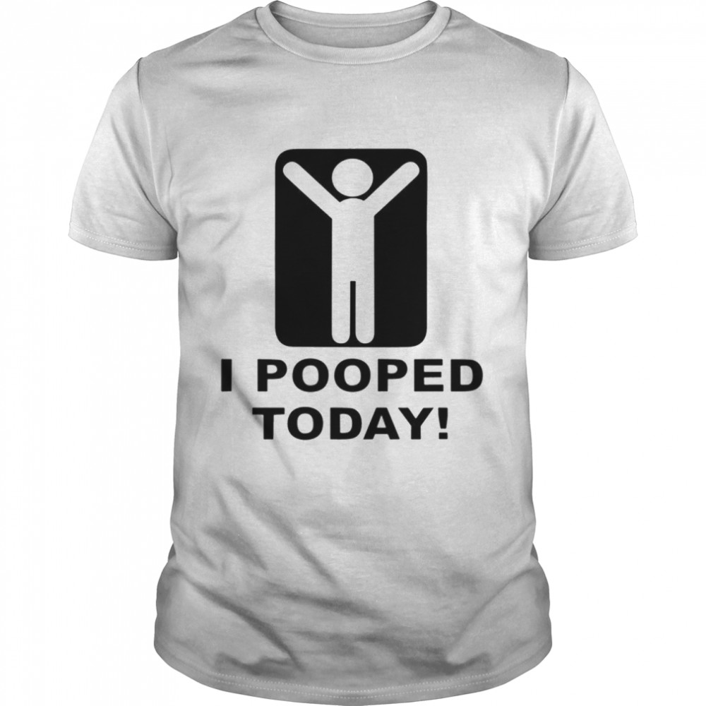 I Pooped Today shirt Classic Men's T-shirt