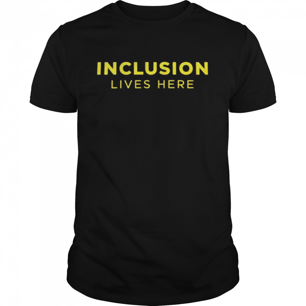 Inclusion Lives Here Friends Cath Maureen Mccormick T- Classic Men's T-shirt