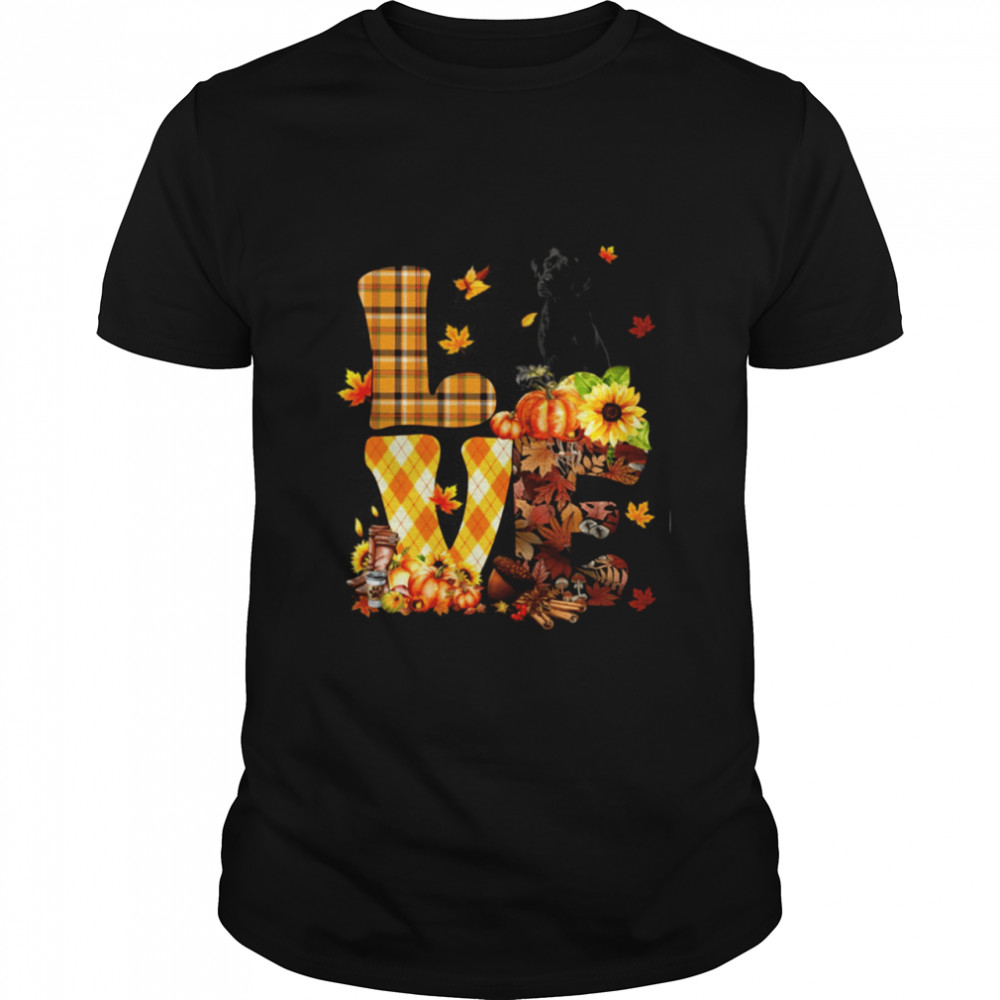 Love Autumn - BLACK Labrador Classic T- Classic Men's T-shirt