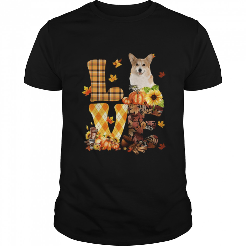 Love Autumn - Corgi Classic T- Classic Men's T-shirt