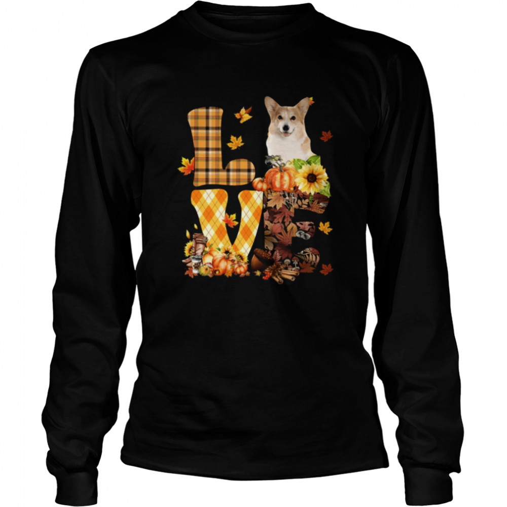 Love Autumn - Corgi Classic T- Long Sleeved T-shirt
