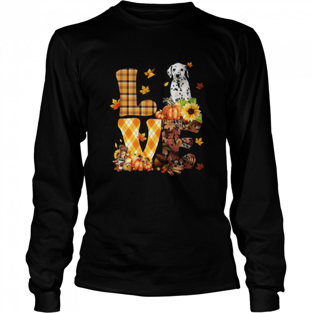 Love Autumn - Dalmatian Classic T- Long Sleeved T-shirt