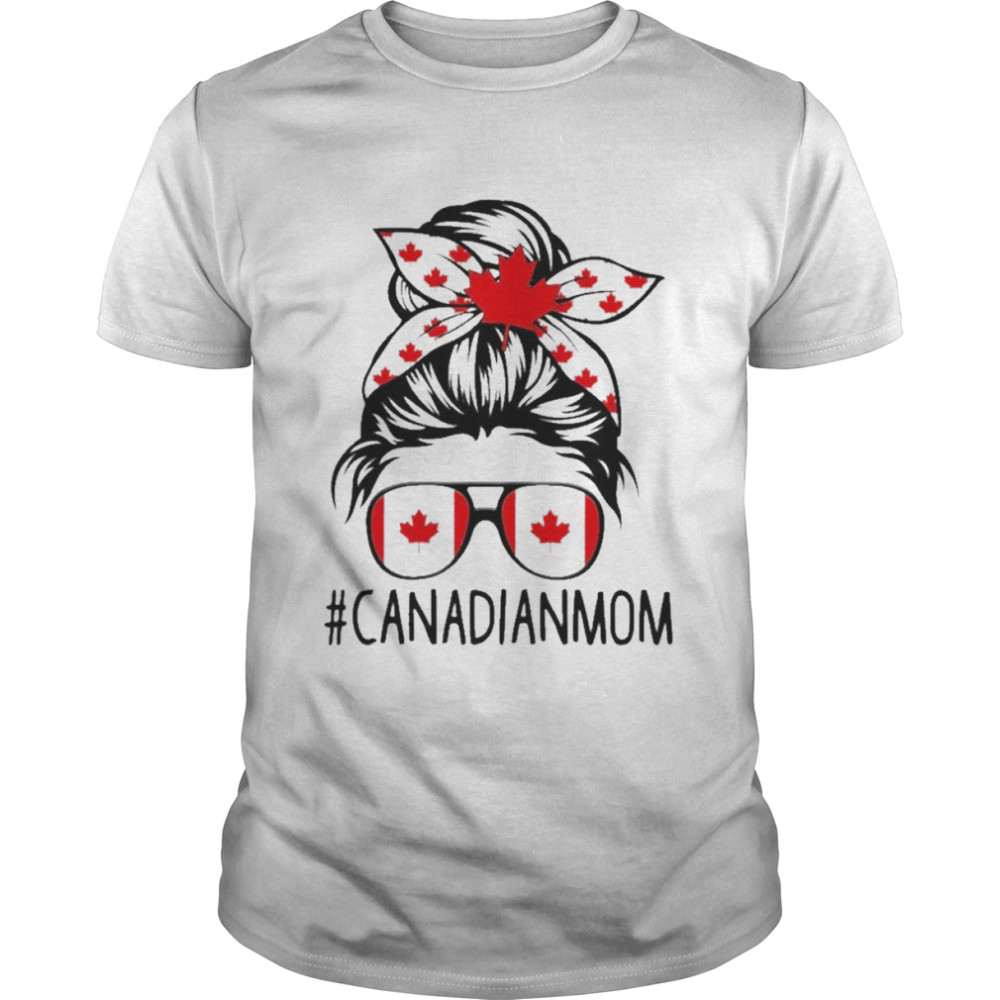 Messy Bun Canadian Mom shirt Classic Men's T-shirt