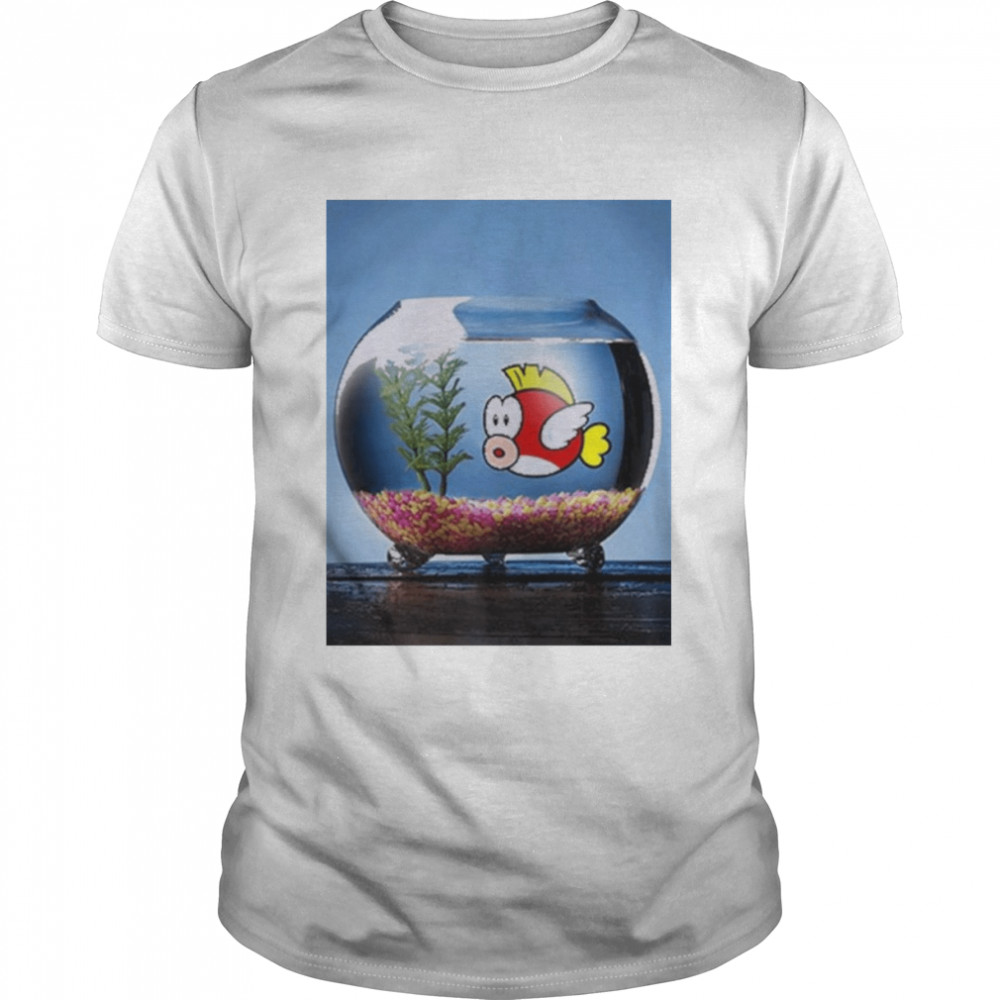 Nintendo Super Mario Fish In A Bowl T- Classic Men's T-shirt