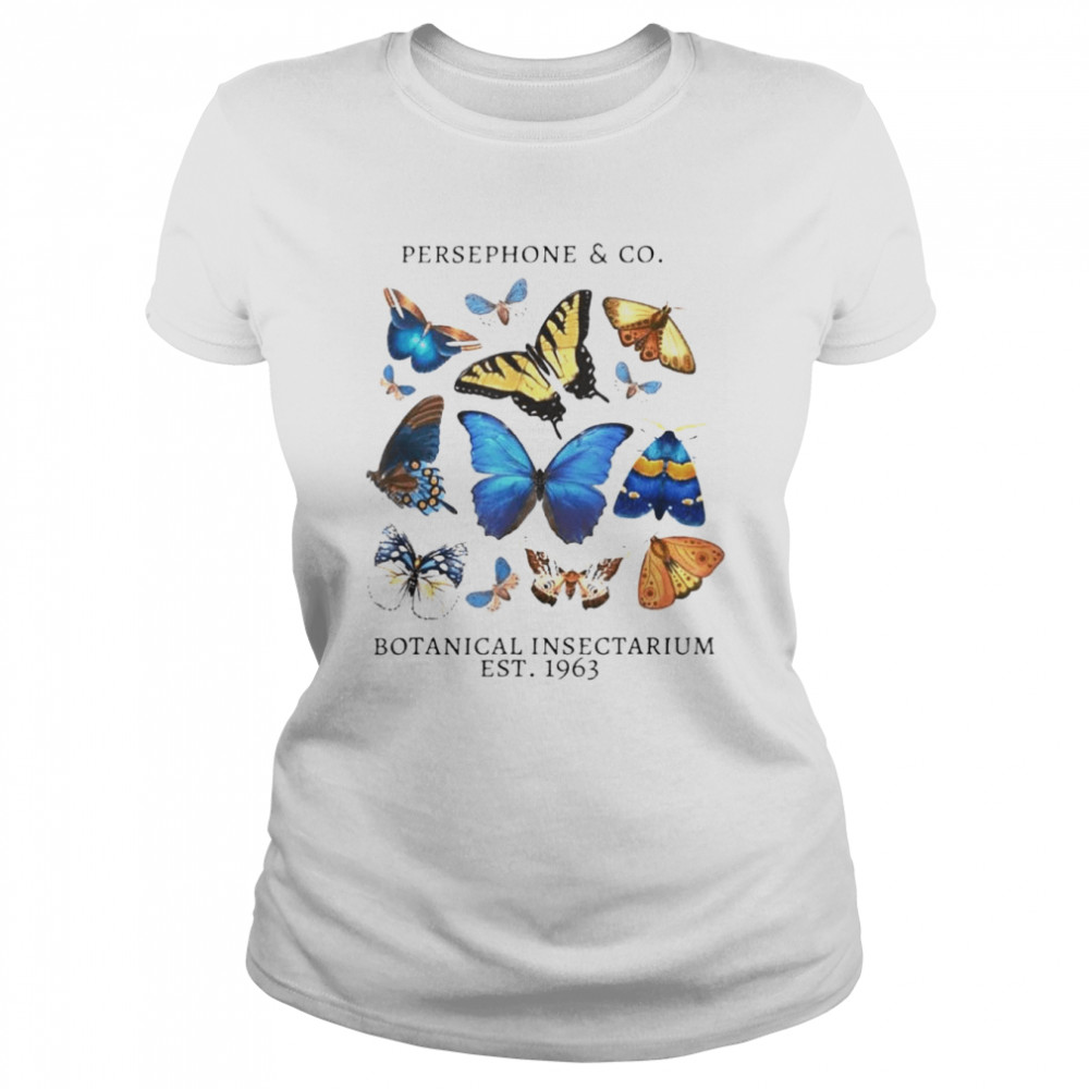 Persephone Greek Mythology Butterfly Light Academia T- Classic Women's T-shirt