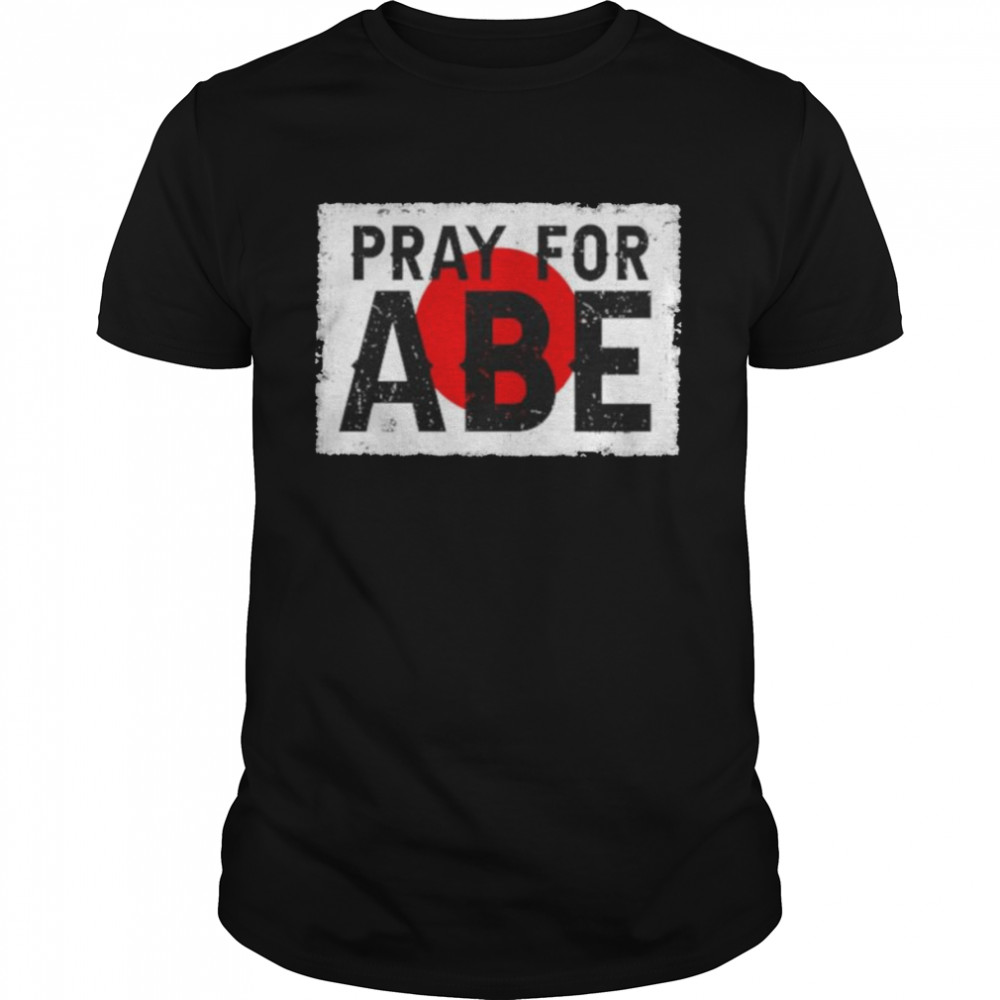 Pray For Abe Japan  Classic Men's T-shirt