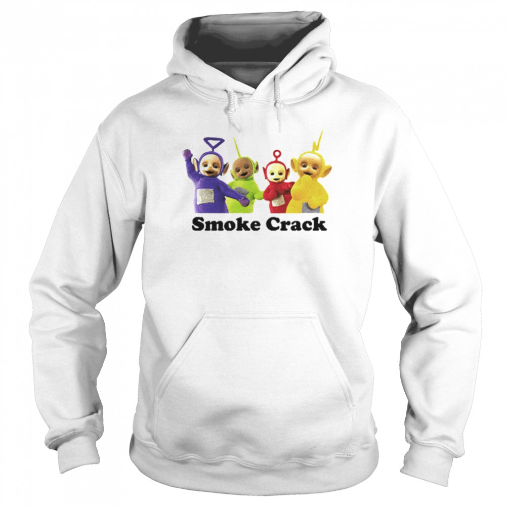 teletubbies smoke crack t unisex hoodie