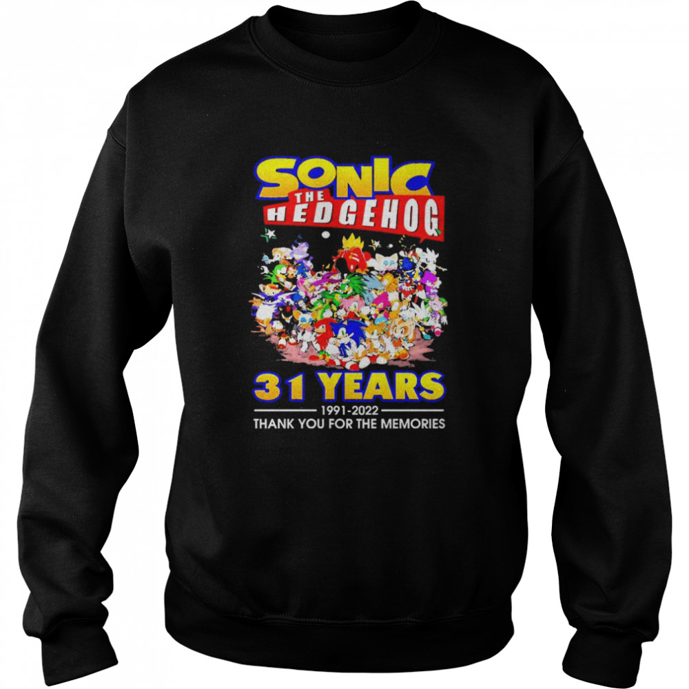 Sonic The Hedgehog - Class Of 1991 T-Shirt - Shirtstore