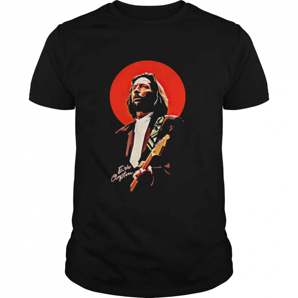 Eric Clapton English Guitarist Art  Classic Men's T-shirt