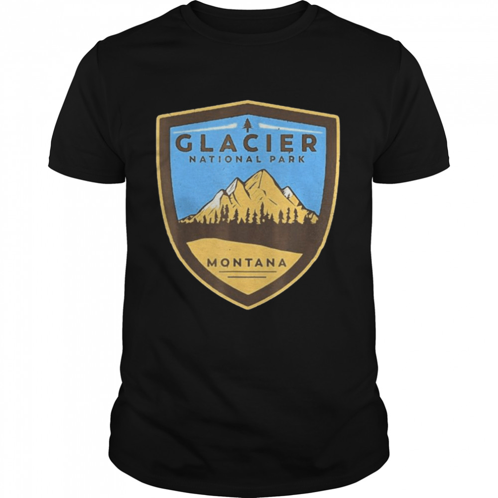 Glacier National Park Montana Hike Outdoors  Classic Men's T-shirt