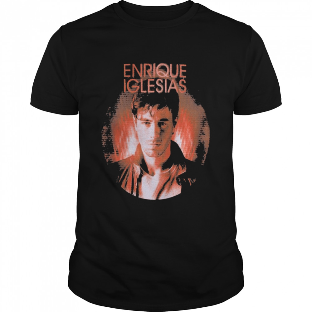 Enrique Circle Portrait Tee shirt Classic Men's T-shirt