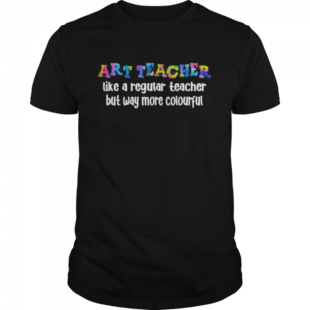 First Day of School Back To School Teach Art Teacher T- Classic Men's T-shirt