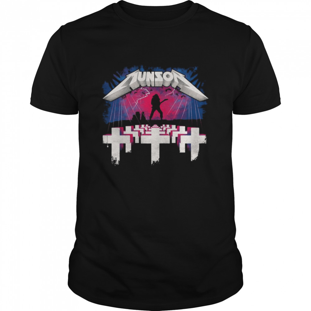 Munson Rock Metal Stranger Things Artwork shirt