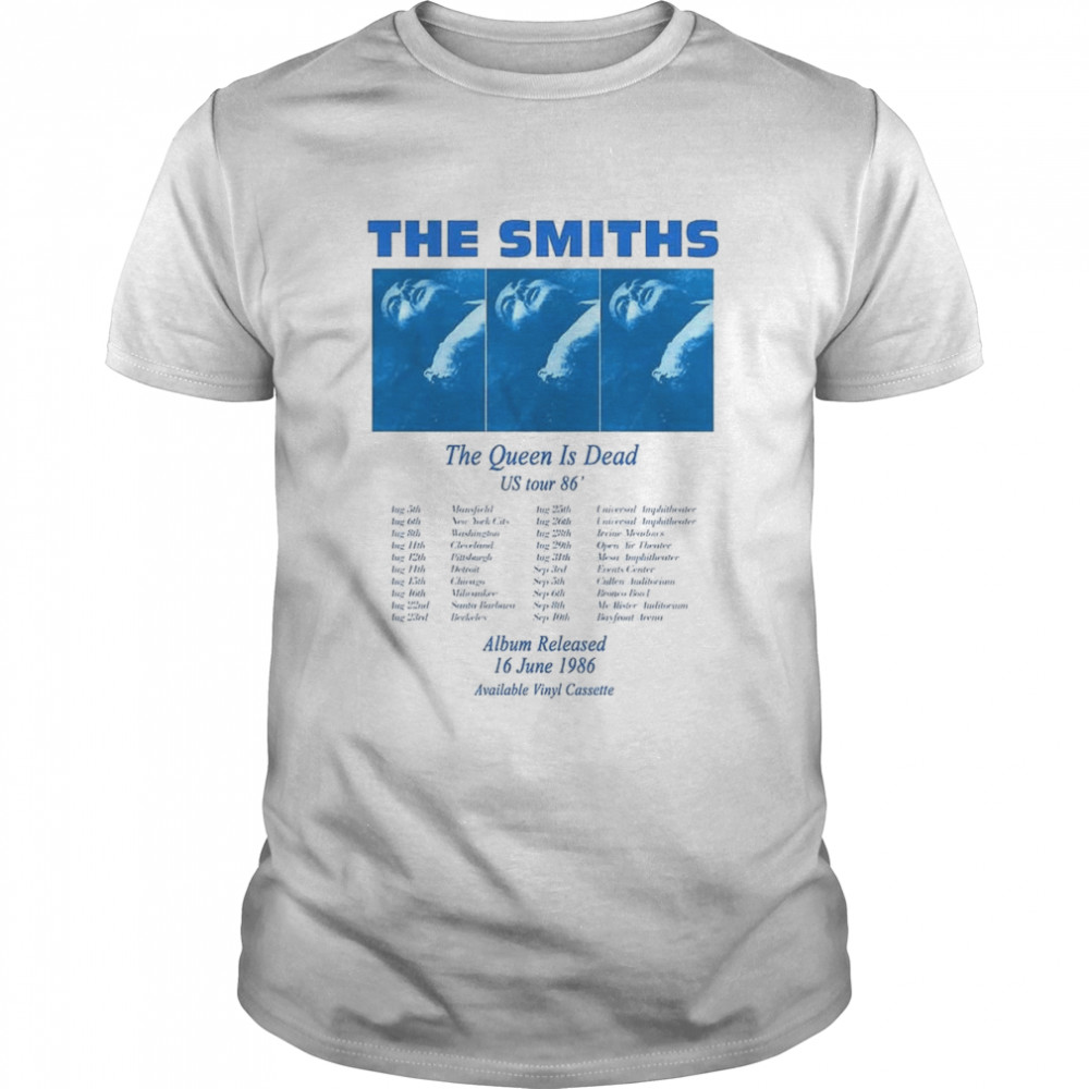 The Smiths Us Tour 86 Queen Is Dead Rock Music Cool shirt Classic Men's T-shirt