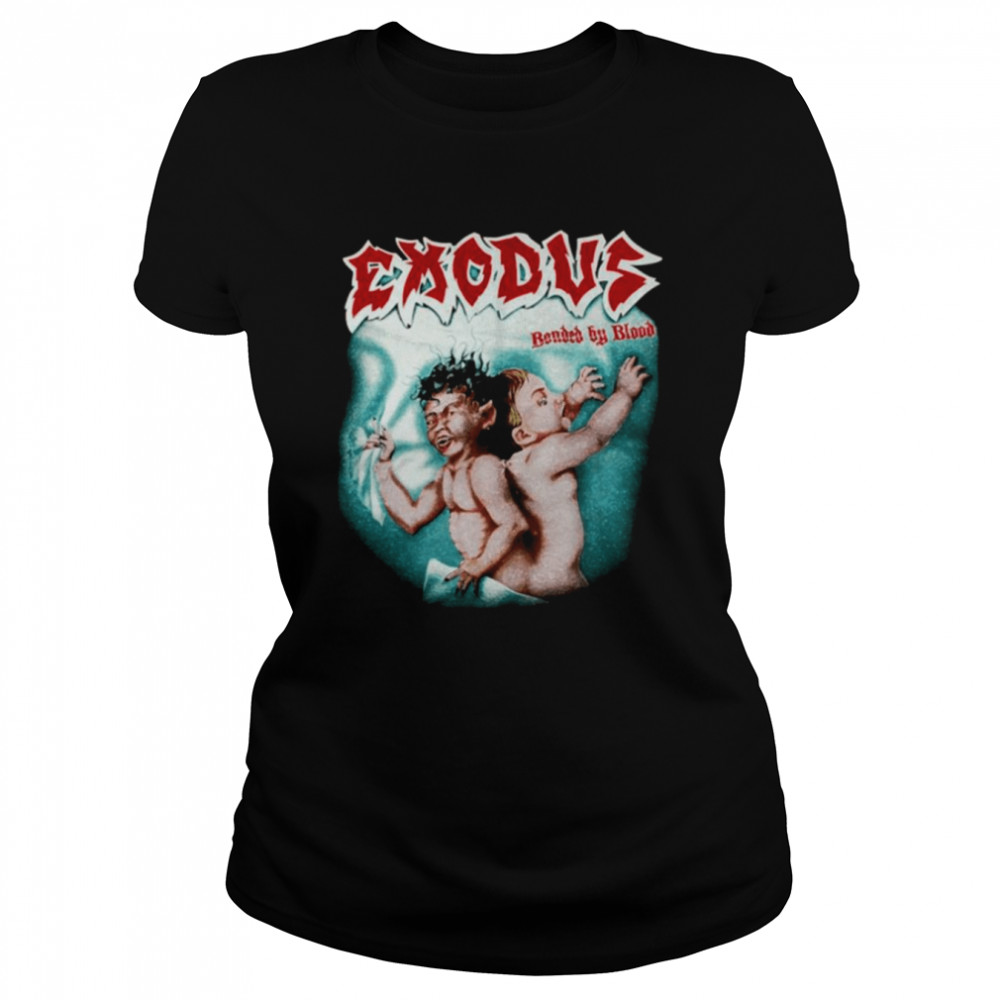 Bonded By Blood New Black Exodus Rock Band shirt Classic Women's T-shirt