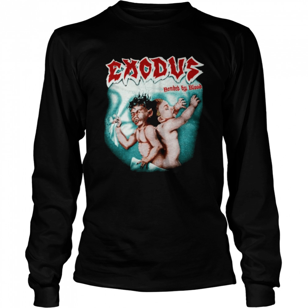 Bonded By Blood New Black Exodus Rock Band shirt Long Sleeved T-shirt
