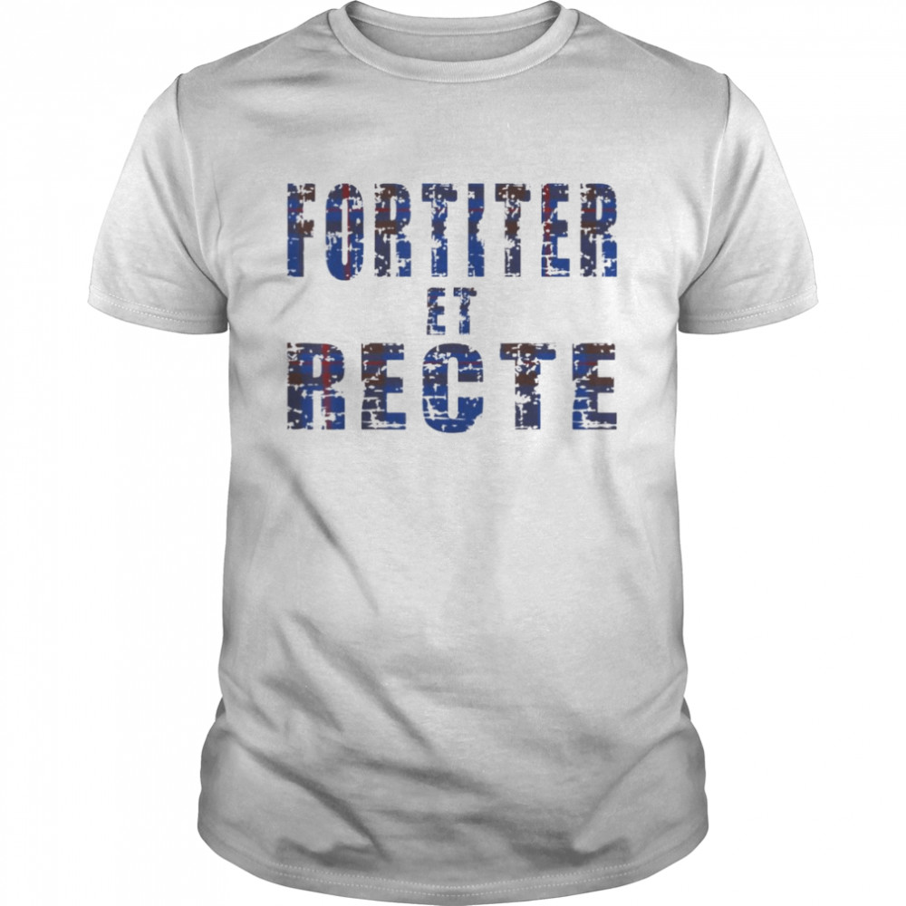 Fortiter et Recte Classic Men's T-shirt