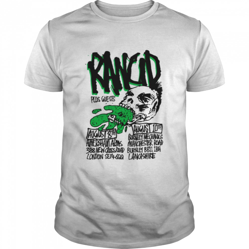 Plus Guest New Tour Design Rancid Band shirt Classic Men's T-shirt