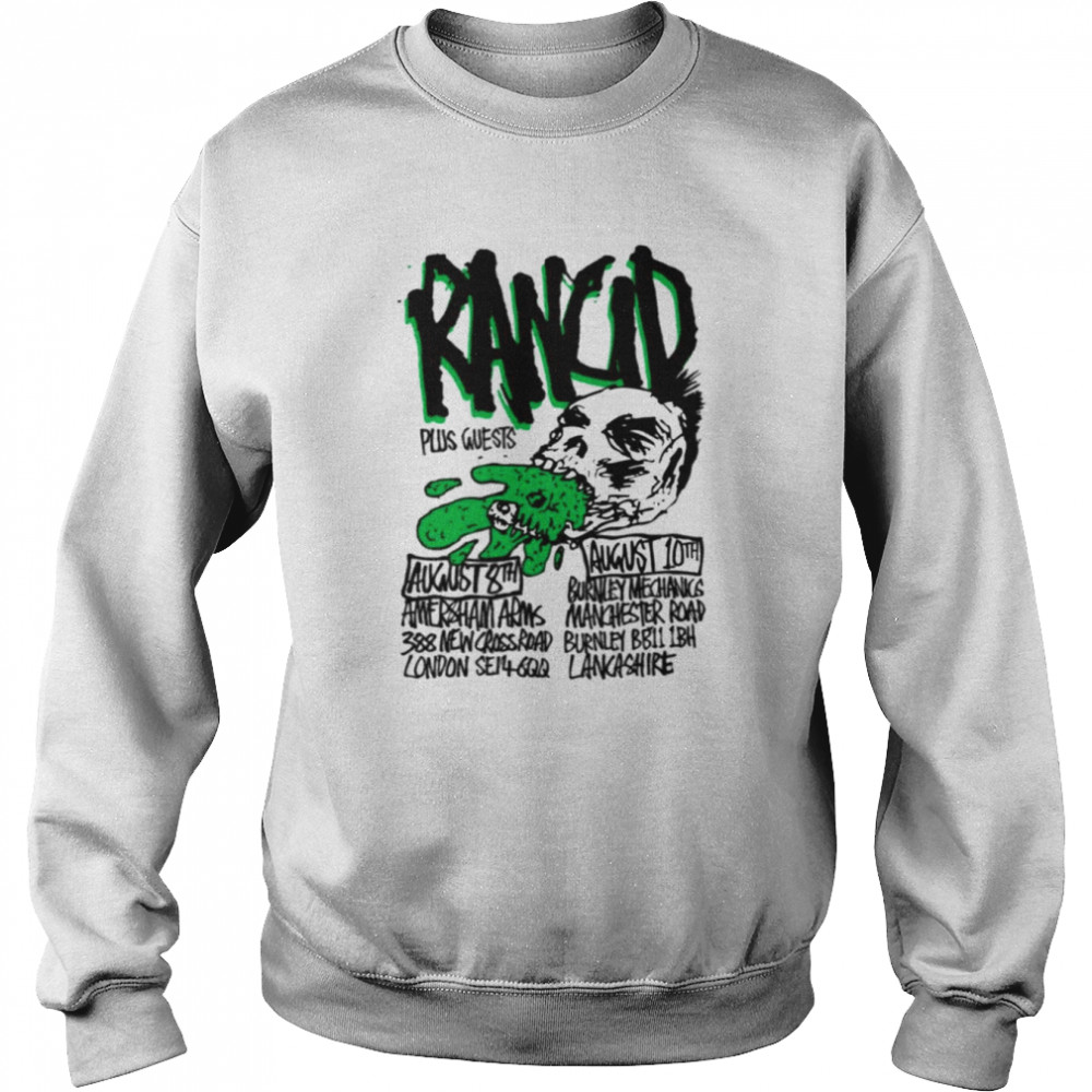 Plus Guest New Tour Design Rancid Band shirt Unisex Sweatshirt
