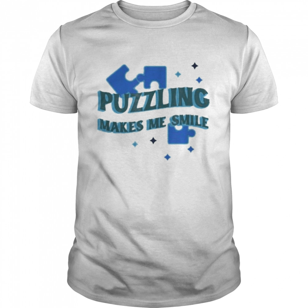 Puzzling Makes Me Smile Jigsaw Puzzle Master Classic Men's T-shirt
