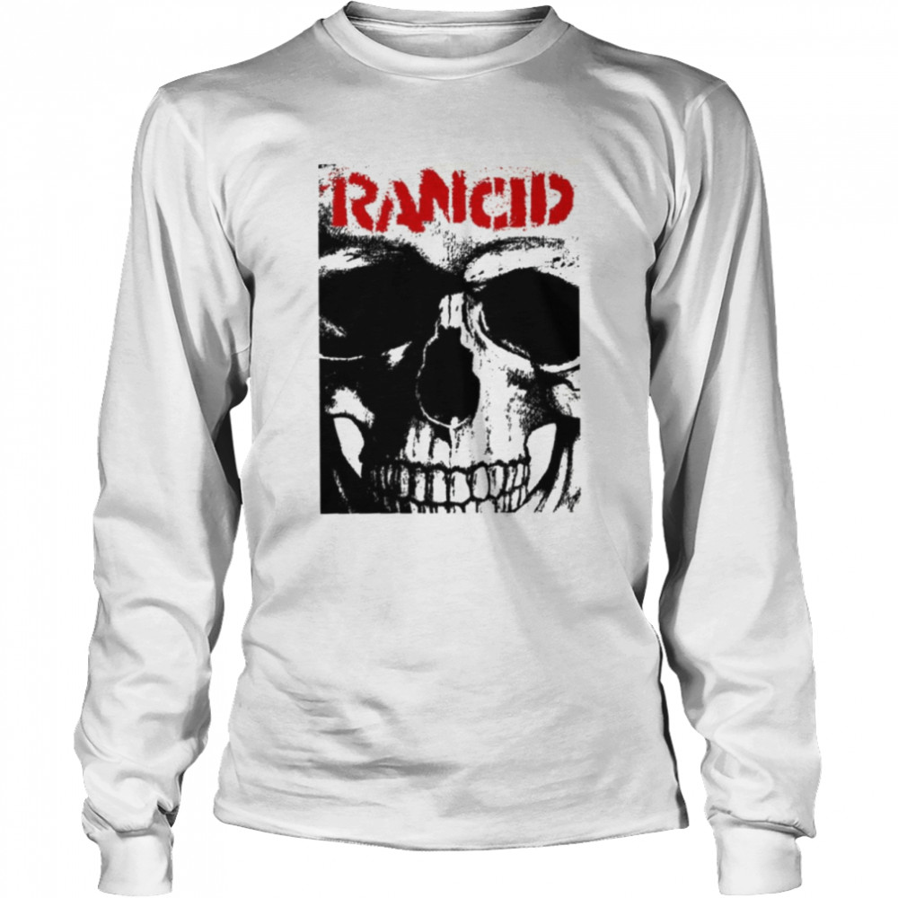 Skull Best Selling Rancid Band shirt Long Sleeved T-shirt