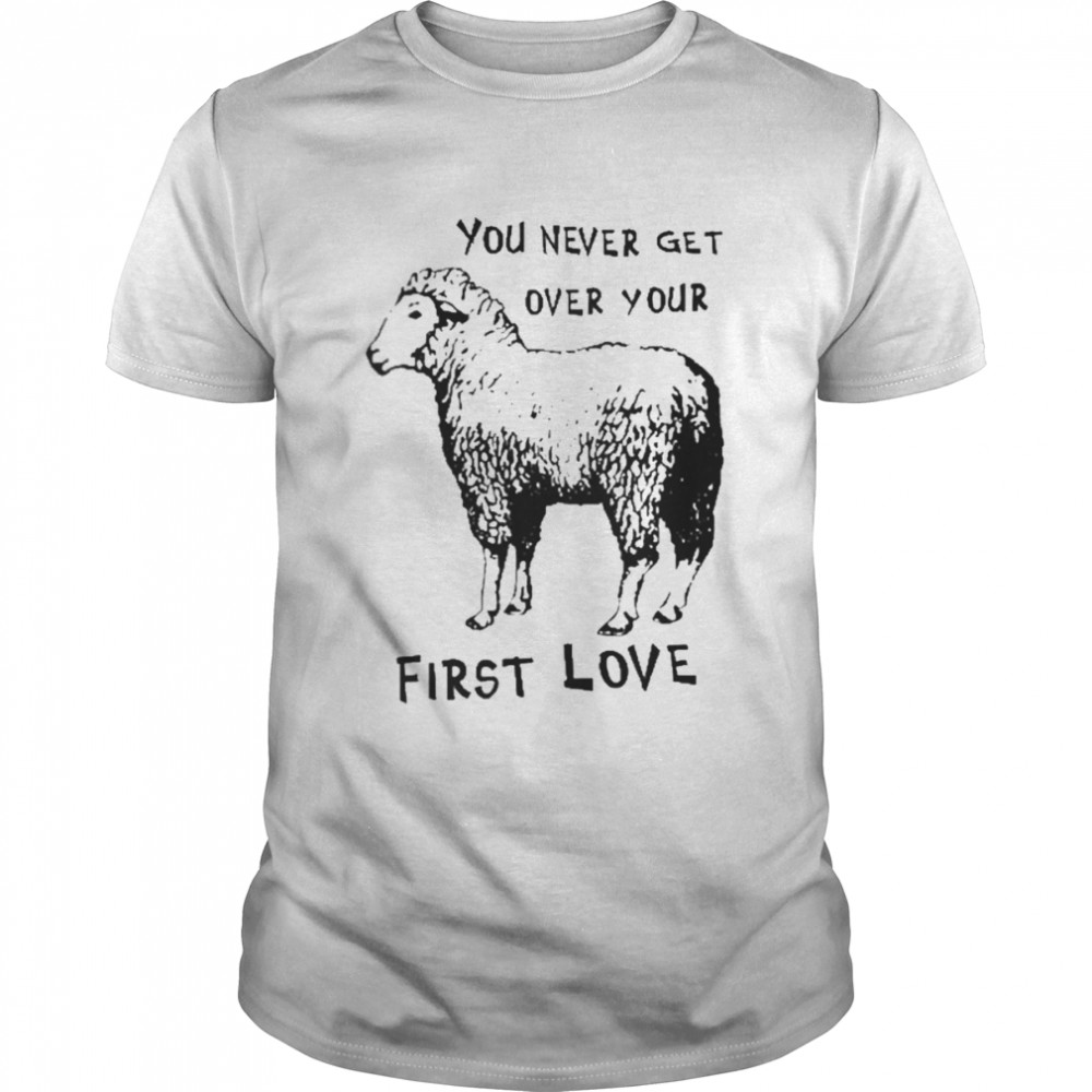 Goodshirts You Never Get Over Your First Love Sheep  Classic Men's T-shirt