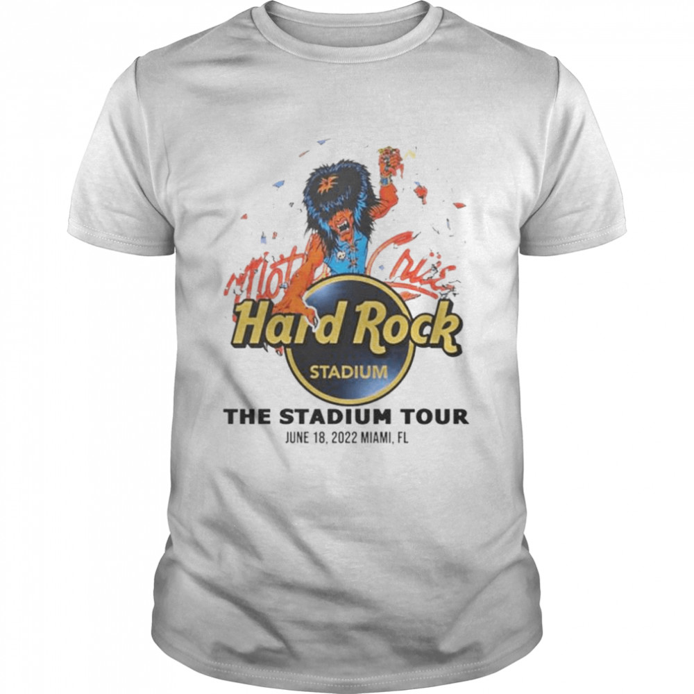 Motley Crue Stadium Tour 2022 Miami FL Hard Rock Stadium Event shirt Classic Men's T-shirt