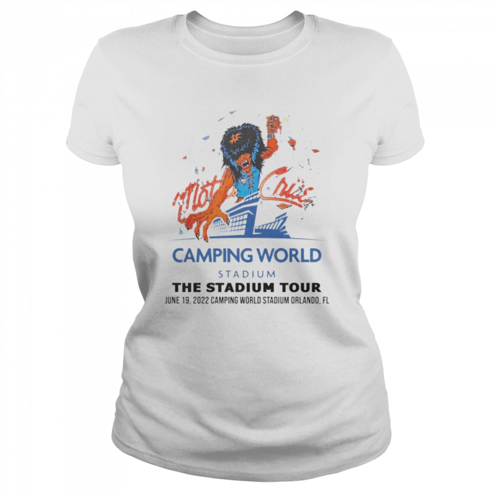 Motley Crue Stadium Tour 2022 Orlando FL Camping World Stadium Event shirt Classic Women's T-shirt