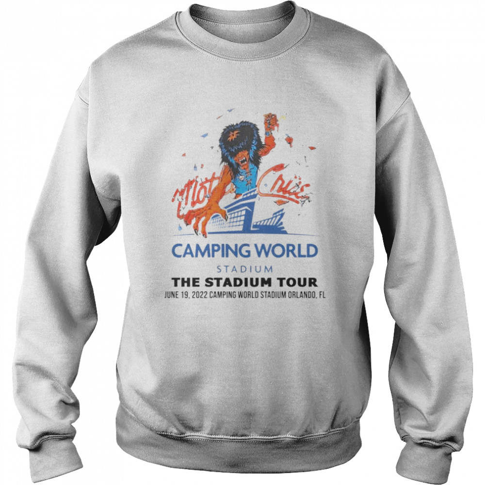 Motley Crue Stadium Tour 2022 Orlando FL Camping World Stadium Event shirt Unisex Sweatshirt