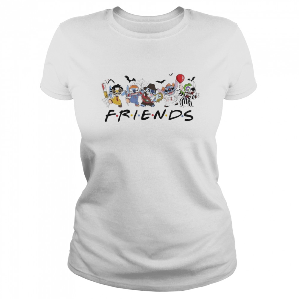 Stitch Friends Horror Film Halloween shirt Classic Women's T-shirt