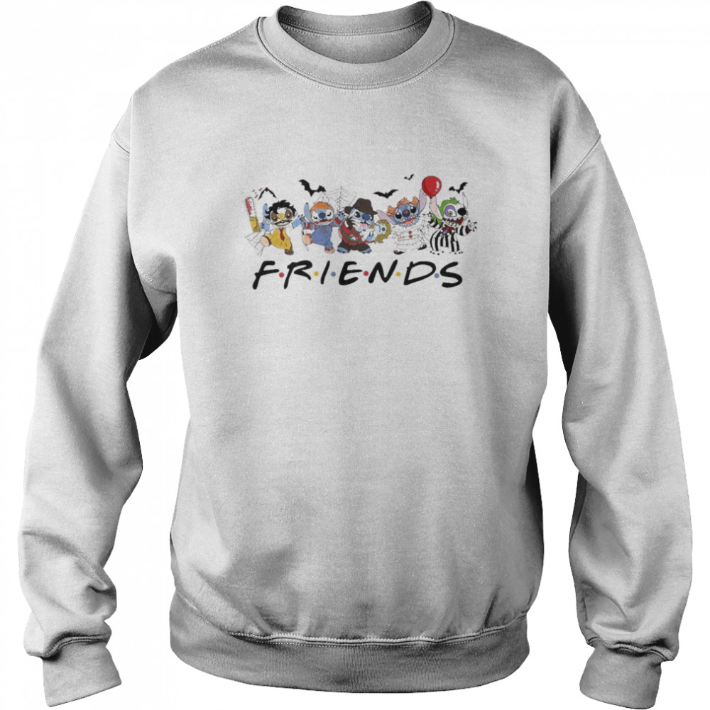 Stitch Friends Horror Film Halloween shirt Unisex Sweatshirt