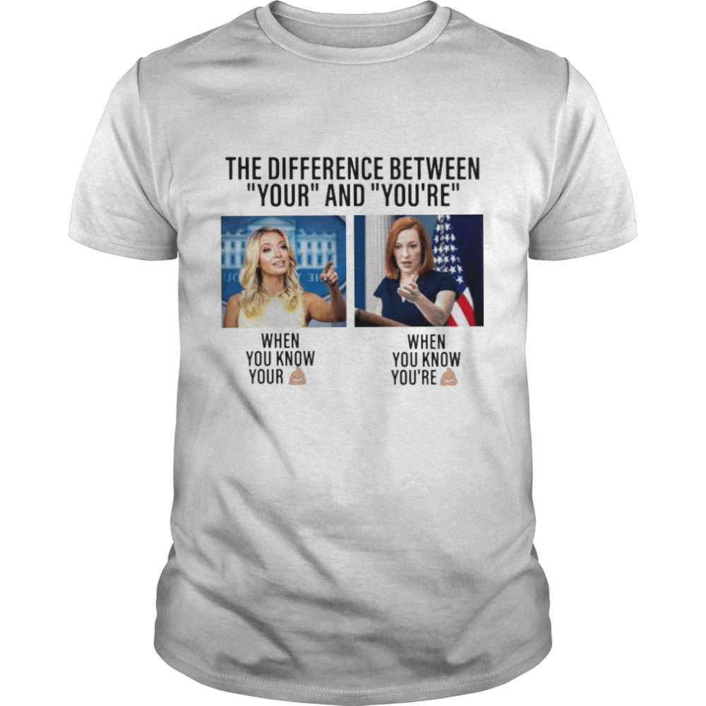 The Difference between your and you’re shirt Classic Men's T-shirt