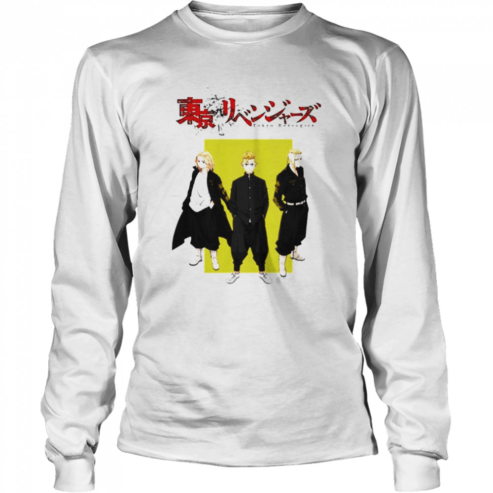 Tokyo Revengers Trio shirt Long Sleeved T-shirt