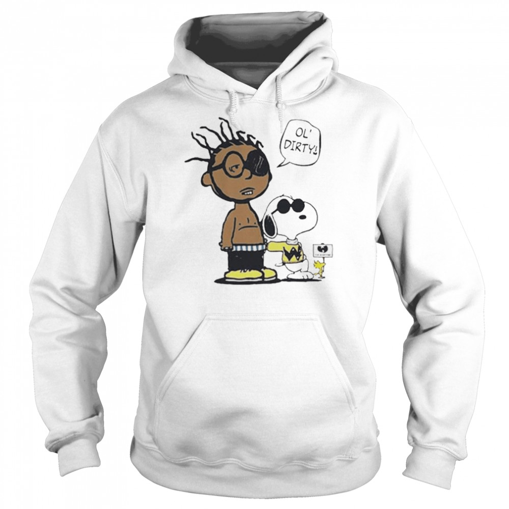 Wu Tang Snoopy And Woodstock And Charlie Brown Ol Dirty T- Unisex Hoodie