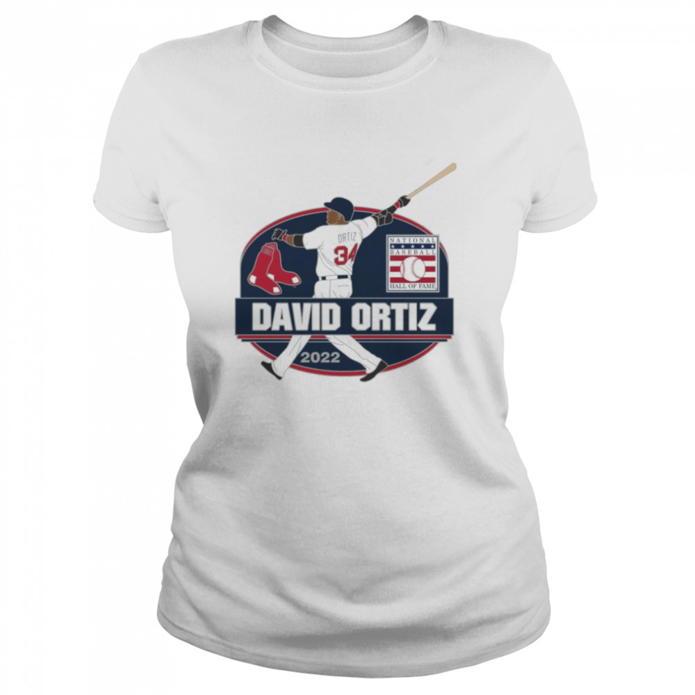 David Ortiz Boston Red Sox Hall Of Fame shirt, hoodie, sweater